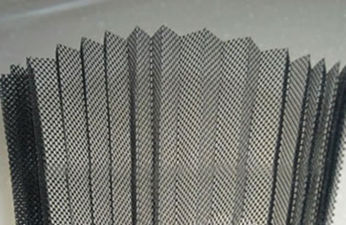 Fiberglass Mesh Pleated into Plisse Types